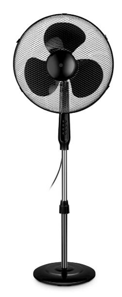 Oscillerande golvfläkt med 3 hastigheter, Svart in the group HOME, HOUSEHOLD & GARDEN / Fans & Climate products / Floor standing fans at TP E-commerce Nordic AB (38-89141)