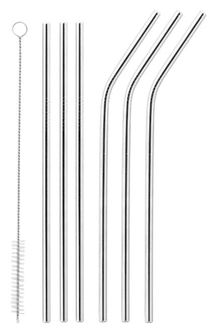 DAY 6 stainless steel straws incl. cleaning brush in the group Sport, leisure & Hobby / Fun stuff / Smart home at TP E-commerce Nordic AB (38-89216)