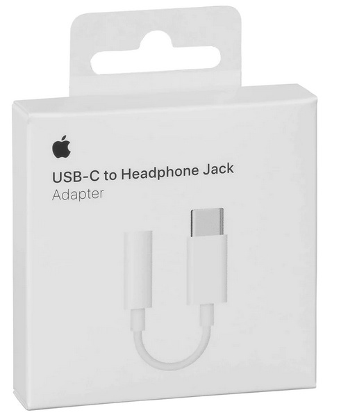 Apple adapter USB-C till 3,5 mm (MU7E2ZM/A