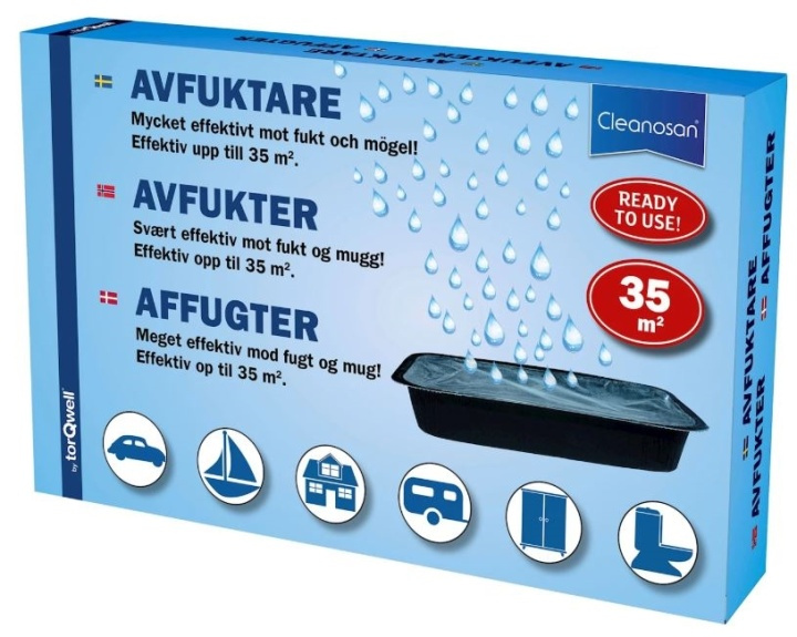 Cleanosan Engångs-avfuktare som täcker upp till 35 m² in the group CAR / Car accessories / Other Car accessories at TP E-commerce Nordic AB (38-89322)