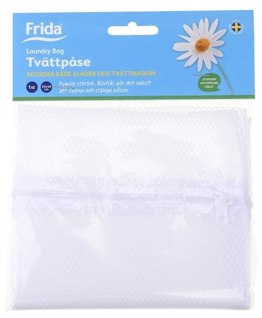Frida Laundry bag Black/White in the group HOME, HOUSEHOLD & GARDEN / Clothes care / Other clothing care at TP E-commerce Nordic AB (38-89337)