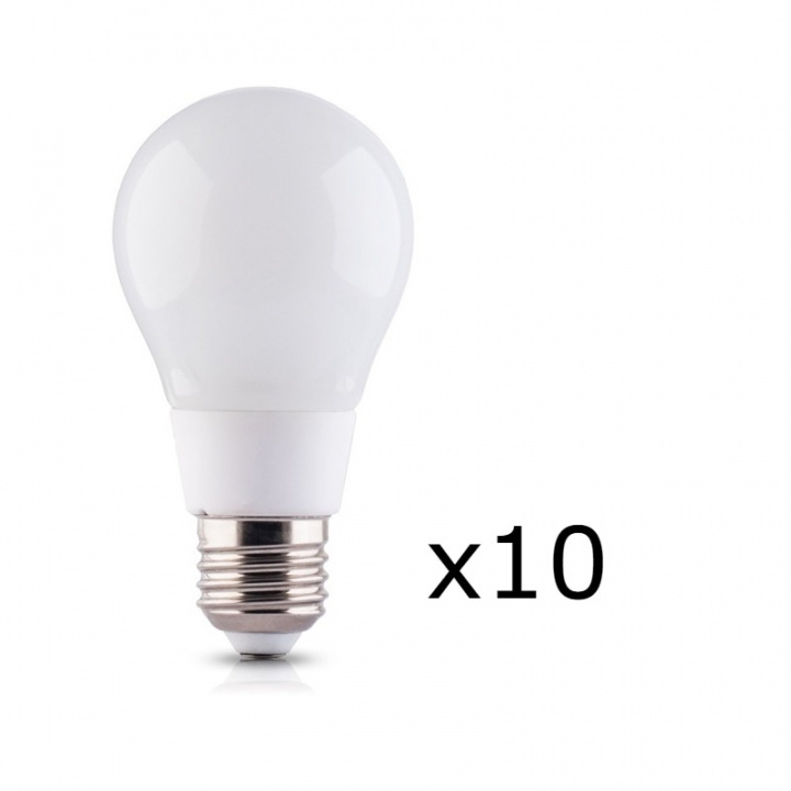 LED lamp E27 10W 230V 6000K 10-pack, Cool white in the group HOME ELECTRONICS / Lighting / LED lamps at TP E-commerce Nordic AB (38-89340-PKT10)