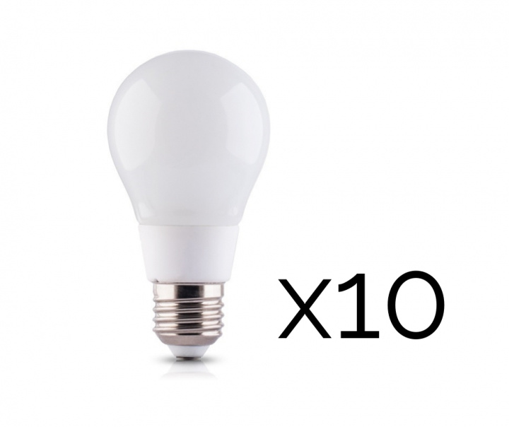 LED lamp E27 8W 230V 4500K 10-pack, White neutral in the group HOME ELECTRONICS / Lighting / LED lamps at TP E-commerce Nordic AB (38-89341-PKT10)