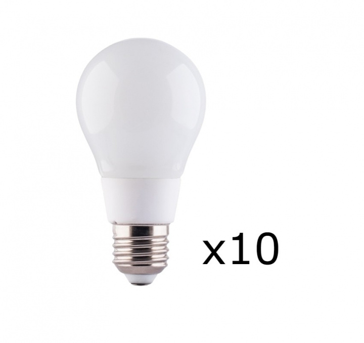 LED lamp E27 8W 230V 6000K 10-pack, Cool white in the group HOME ELECTRONICS / Lighting / LED lamps at TP E-commerce Nordic AB (38-89342-PKT10)