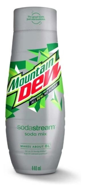 Sodastream Mountain Dew Diet 440ml - Makes 8 liters in the group HOME, HOUSEHOLD & GARDEN / Household appliances / Water & Juice / Carbonation machines / Flavors at TP E-commerce Nordic AB (38-89344)