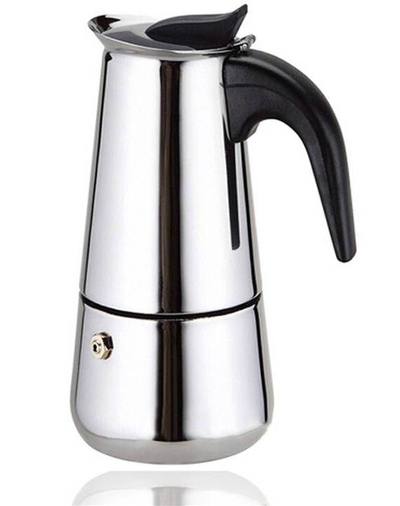Herzberg Espresso Maker, 4 koppar (HG-5022) in the group HOME, HOUSEHOLD & GARDEN / Household appliances / Coffee makers and accessories / Espresso Machines at TP E-commerce Nordic AB (38-89364)