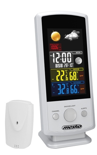 Mesko MS 1177 Weather station in the group HOME, HOUSEHOLD & GARDEN / Fans & Climate products / Thermometers & Weather stations at TP E-commerce Nordic AB (38-89371)