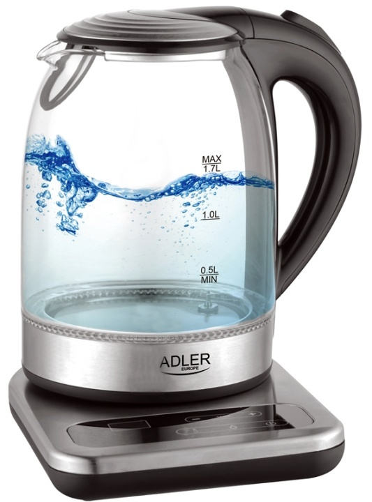 Adler AD 1293 Vattenkokare med bas 1,7 L in the group HOME, HOUSEHOLD & GARDEN / Household appliances / Water & Juice / Kettles at TP E-commerce Nordic AB (38-89377)