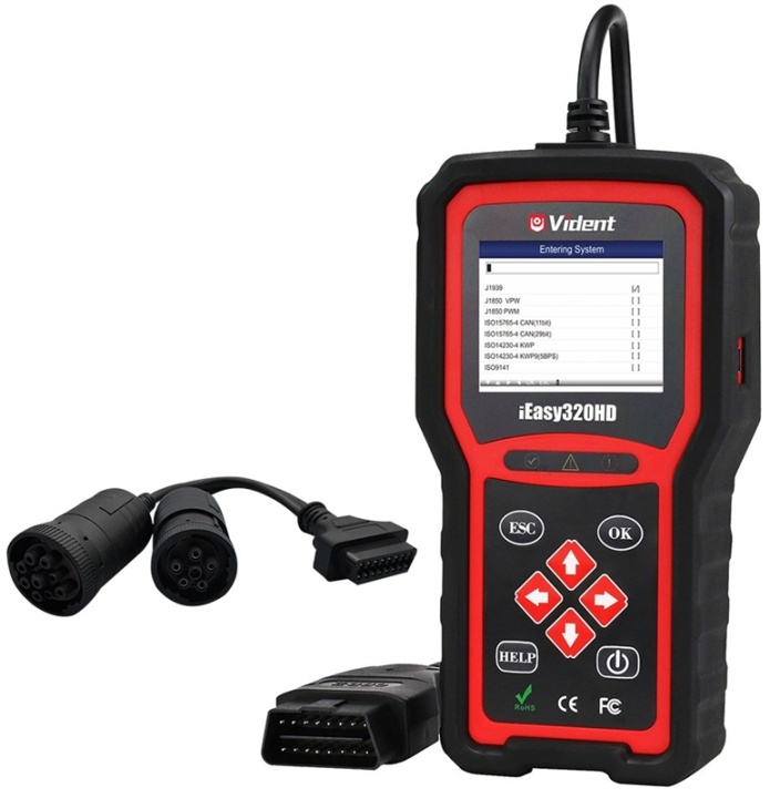 Vident iEasy320 HD Diesel&Petrol OBDII/EOBD CAN Felkodsläsare in the group CAR / Diagnostic tool / Diagnostic tools at TP E-commerce Nordic AB (38-89413)