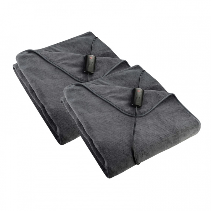 NORDIQZENZ Elektrisk värmefilt 160x130 cm, 2-Pack in the group BEAUTY & HEALTH / Massage & Wellness / Electric blankets at TP E-commerce Nordic AB (38-89419PKT)