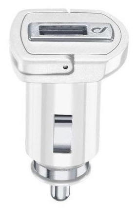 Cellularline Billaddare med 1xUSB 10W, Vit in the group SMARTPHONE & TABLETS / Chargers & Cables / Car chargers / Car chargers USB at TP E-commerce Nordic AB (38-89500)