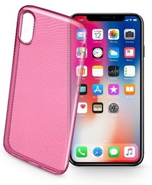 Cellularline Mobile cover in TPU plastic for iPhone X/XS, Pink in the group SMARTPHONE & TABLETS / Phone cases / Apple / iPhone X/XS / Cases at TP E-commerce Nordic AB (38-89519)