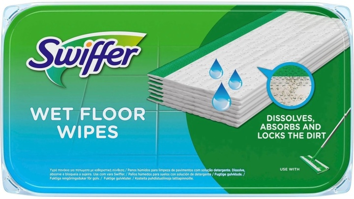 Swiffer Wet Refiller 12-pack, Citron in the group HOME, HOUSEHOLD & GARDEN / Cleaning products / Other cleaning accessories at TP E-commerce Nordic AB (38-89576)