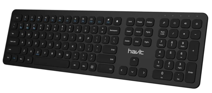 Havit Proline KB235BT Trådlöst tangentbord för flera enheter in the group COMPUTERS & PERIPHERALS / Mice & Keyboards / Keyboards / Wireless at TP E-commerce Nordic AB (38-89684)