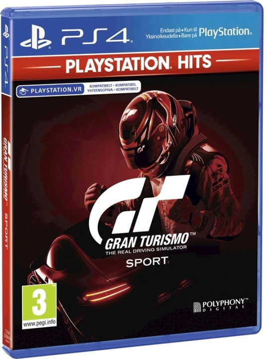 PS4 Gran Turismo Sport HITS in the group HOME ELECTRONICS / Game consoles & Accessories / Sony PlayStation 4 at TP E-commerce Nordic AB (38-89766)