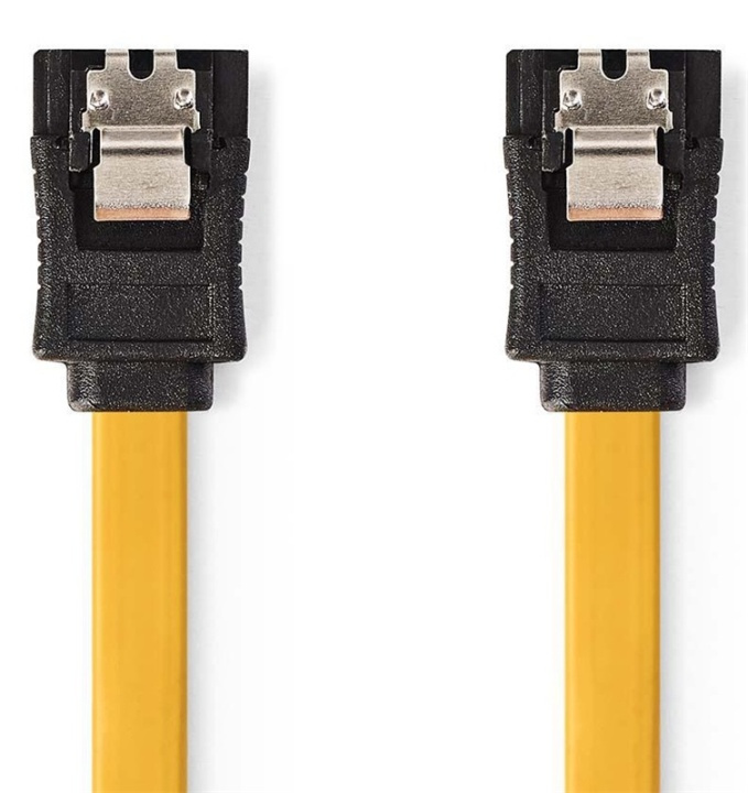 Nedis SATA Cable | 6 Gbps | SATA 7-Pin Female | SATA 7-Pin Female | Nickel Plated | 0.50 m | Flat | PVC | Yellow | Polybag in the group COMPUTERS & PERIPHERALS / Computer cables / Internal / SATA at TP E-commerce Nordic AB (38-89779)