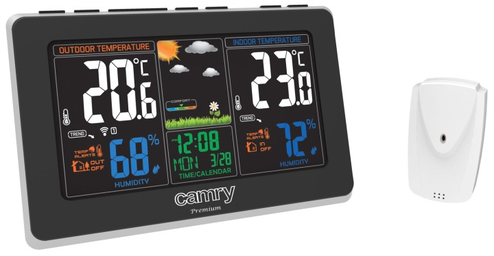 Camry CR 1174 Väderstation in the group HOME, HOUSEHOLD & GARDEN / Fans & Climate products / Thermometers & Weather stations at TP E-commerce Nordic AB (38-89840)
