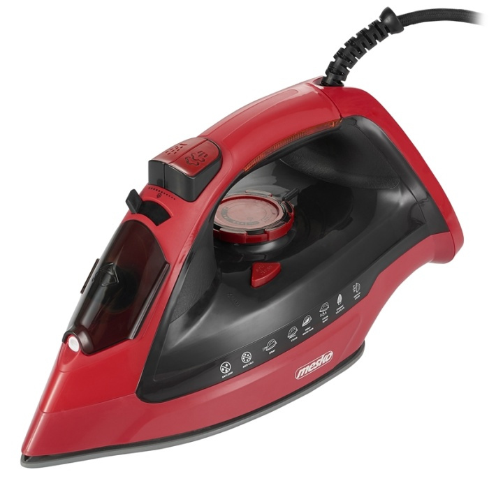 Mesko Iron 3000W, Black/Red in the group HOME, HOUSEHOLD & GARDEN / Clothes care / Irons at TP E-commerce Nordic AB (38-89916)