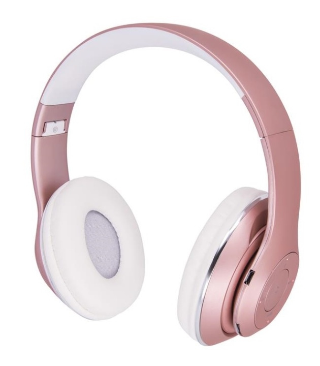 Forever Music Soul BHS-300, trådlösa hörlurar, rosa, in the group HOME ELECTRONICS / Audio & Picture / Headphones & Accessories / Headphones at TP E-commerce Nordic AB (38-90001)