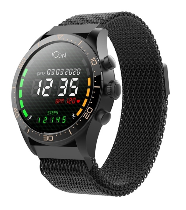 Forever Icon AW-100 Smartklocka, Svart in the group Sport, leisure & Hobby / Smartwatch & Activity trackers / Smartwatches at TP E-commerce Nordic AB (38-90141)