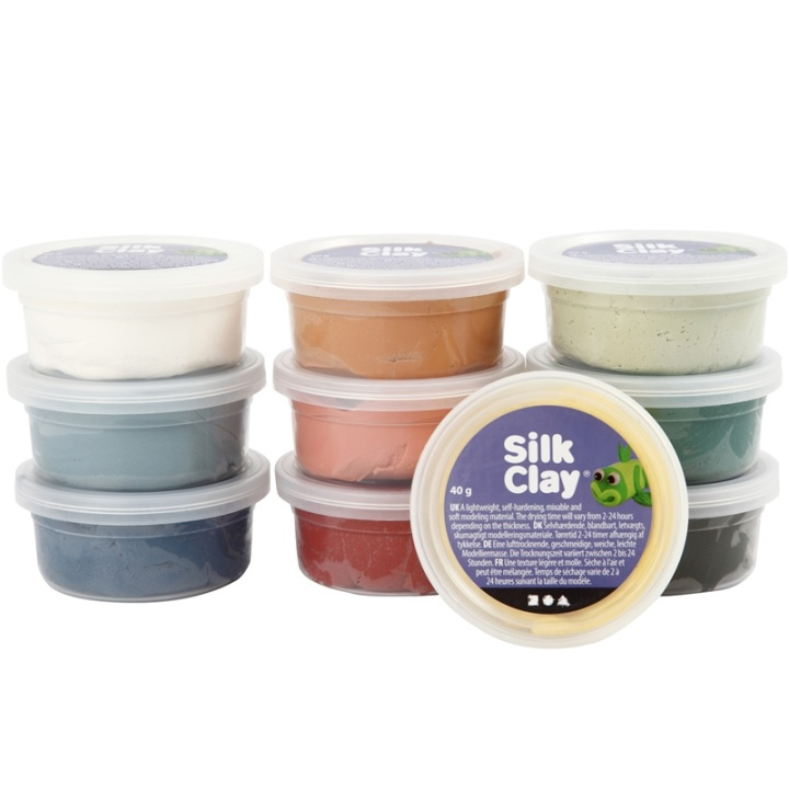 Silk Clay Mixade Färger Dova Färger 10x4 in the group TOYS, KIDS & BABY PRODUCTS / Toys / Clay, play sand and accessories at TP E-commerce Nordic AB (38-90237)