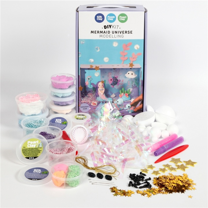 Silk Clay Sjöjungfruns Värld Modellering in the group TOYS, KIDS & BABY PRODUCTS / Toys / Clay, play sand and accessories at TP E-commerce Nordic AB (38-90241)