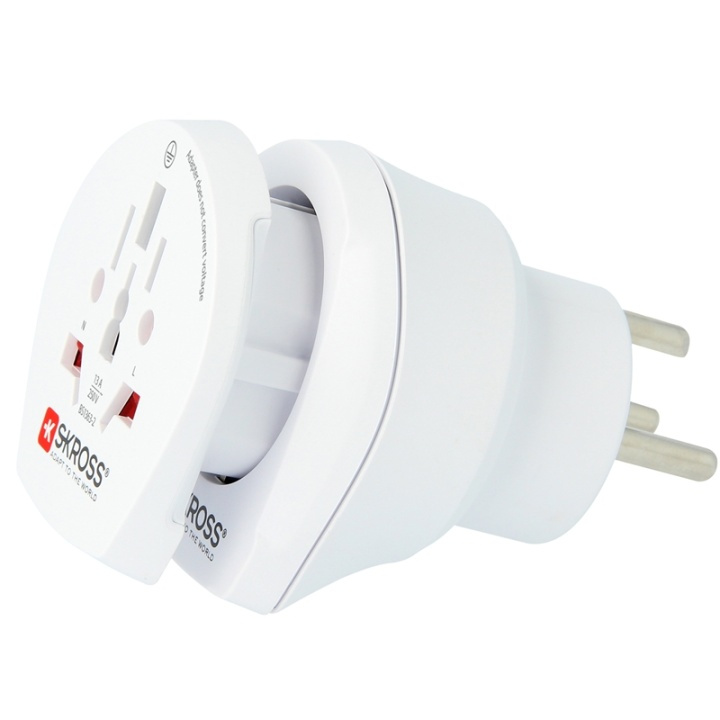 SKROSS El-Adapter Combo Danmark & Eur in the group HOME, HOUSEHOLD & GARDEN / Electricity & Lighting / Travel adapters at TP E-commerce Nordic AB (38-90250)