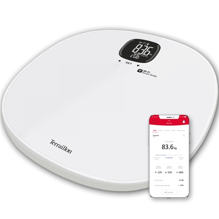 Terraillon Personvåg Master Form Wifi in the group BEAUTY & HEALTH / Health care / Bathroom scales at TP E-commerce Nordic AB (38-90416)