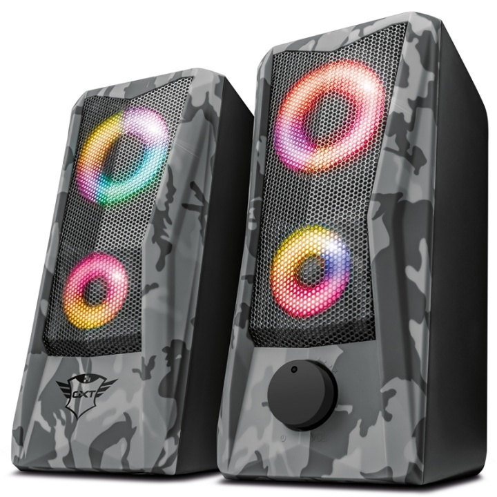 Trust GXT 606 Javv RGB 2.0 Gaming Sp in the group HOME ELECTRONICS / Audio & Picture / Speakers & accessories / Corded Speakers / Desktop/Floor-standing speakers at TP E-commerce Nordic AB (38-90473)
