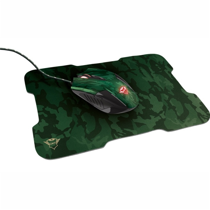 Trust GXT 781 Rixa Camo Mouse & pad in the group COMPUTERS & PERIPHERALS / GAMING / Mice at TP E-commerce Nordic AB (38-90474)
