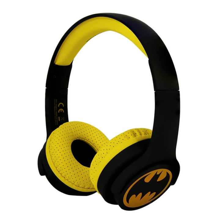 BATMAN Headphone Junior Bluetooth On-Ear 85dB Wireless Black Logo in the group HOME ELECTRONICS / Audio & Picture / Headphones & Accessories / Headphones at TP E-commerce Nordic AB (38-90517)