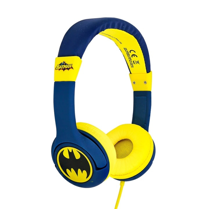 BATMAN Headphones Junior On-Ear 85dB Bat Logo in the group HOME ELECTRONICS / Audio & Picture / Headphones & Accessories / Headphones at TP E-commerce Nordic AB (38-90518)