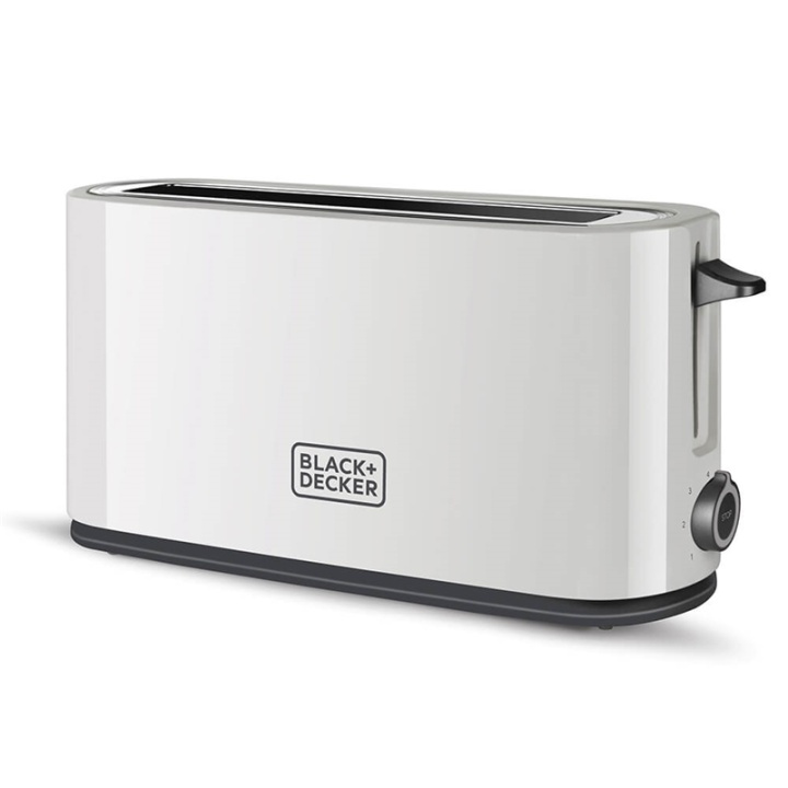 BLACK+DECKER Toaster 1000W White in the group HOME, HOUSEHOLD & GARDEN / Household appliances / Toasters & Bread grills / Toasters at TP E-commerce Nordic AB (38-90521)