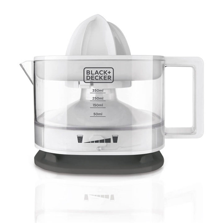 BLACK+DECKER Citrus Juicer 0,35L White in the group HOME, HOUSEHOLD & GARDEN / Household appliances / Water & Juice / Juice presses at TP E-commerce Nordic AB (38-90522)