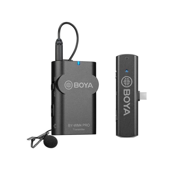 BOYA Mikrofon Lavalier Trådlös BY-WM4 Pro K5 USB-C in the group HOME ELECTRONICS / Audio & Picture / Handheld Microphones at TP E-commerce Nordic AB (38-90555)