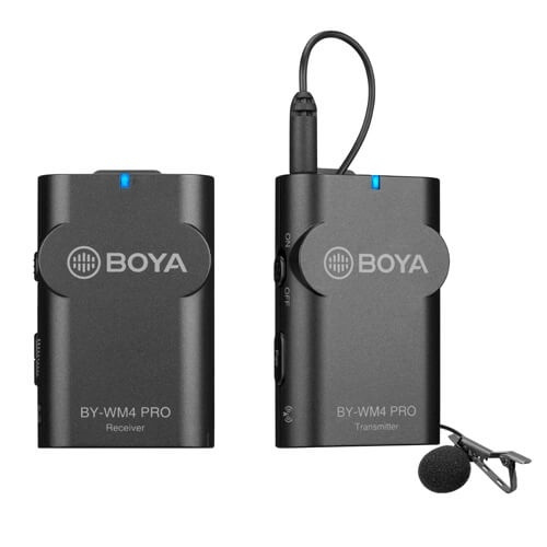 BOYA Microphone BY-WM4 Pro Lavalier Wireless in the group HOME ELECTRONICS / Audio & Picture / Handheld Microphones at TP E-commerce Nordic AB (38-90556)