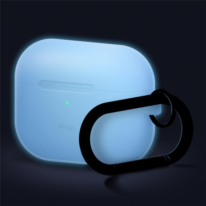 Elago Skyddsväska för Airpod Pro med Hängare Blå in the group HOME ELECTRONICS / Audio & Picture / Headphones & Accessories / Accessories at TP E-commerce Nordic AB (38-90623)