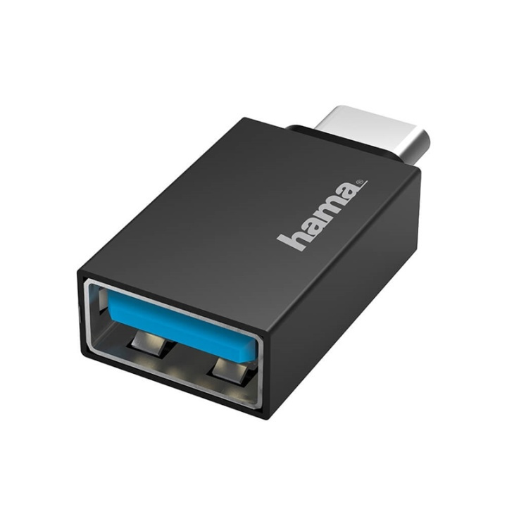 HAMA USB-C Adapter to USB-A USB 3.2 Gen1, 5 Gbps in the group SMARTPHONE & TABLETS / Chargers & Cables / Adapters at TP E-commerce Nordic AB (38-90709)