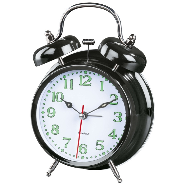 Hama Alarm Clock Nostalgi Black in the group HOME, HOUSEHOLD & GARDEN / Watches & Counters / Alarmclocks at TP E-commerce Nordic AB (38-90723)