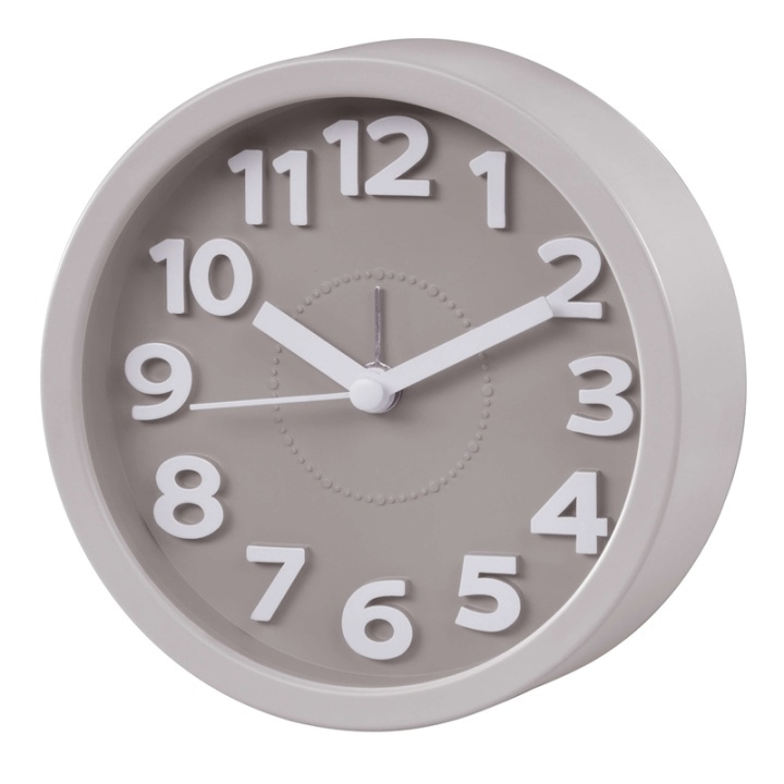 Hama Väckarklocka Retro Rund Mörkbrun in the group HOME, HOUSEHOLD & GARDEN / Watches & Counters / Alarmclocks at TP E-commerce Nordic AB (38-90730)