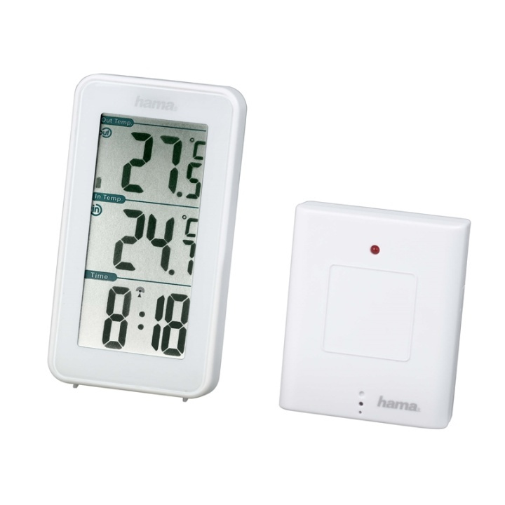 Hama Väderstation EWS-152 Vit in the group HOME, HOUSEHOLD & GARDEN / Fans & Climate products / Thermometers & Weather stations at TP E-commerce Nordic AB (38-90736)