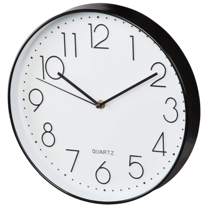 Hama Väggklocka Elegant Svart/Vit in the group HOME, HOUSEHOLD & GARDEN / Watches & Counters / Wall clocks at TP E-commerce Nordic AB (38-90749)