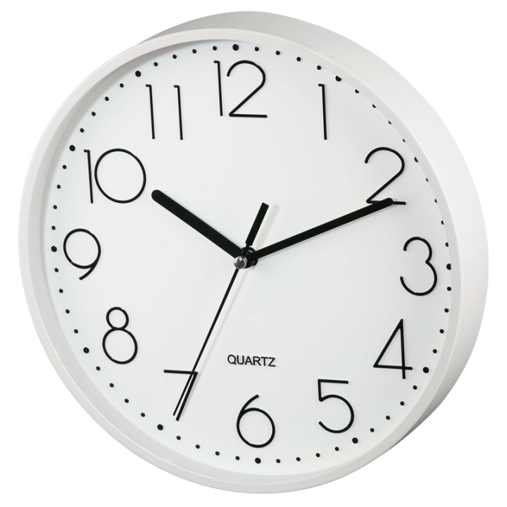 HAMA Wall Clock PG-220 White in the group HOME, HOUSEHOLD & GARDEN / Watches & Counters / Wall clocks at TP E-commerce Nordic AB (38-90751)