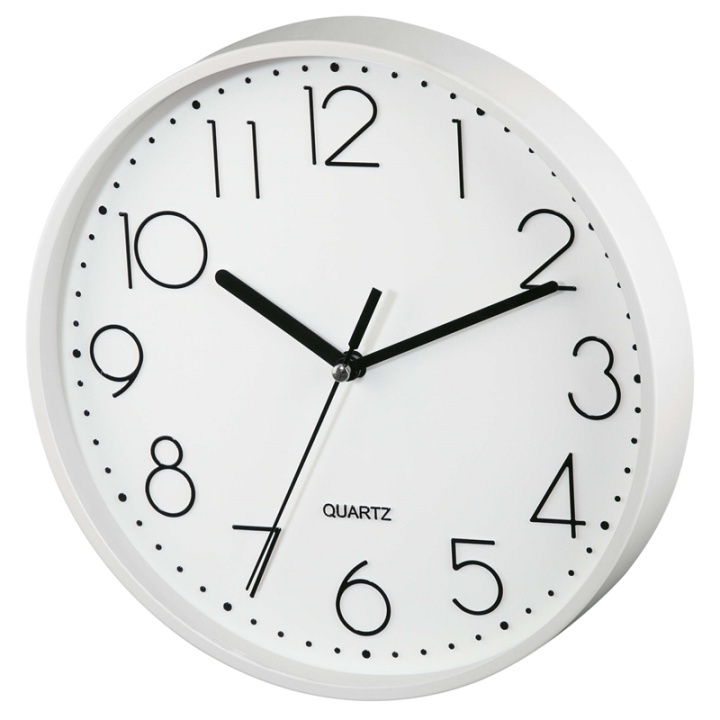 Hama Wall Clock PG-220 White in the group HOME, HOUSEHOLD & GARDEN / Watches & Counters / Wall clocks at TP E-commerce Nordic AB (38-90751)