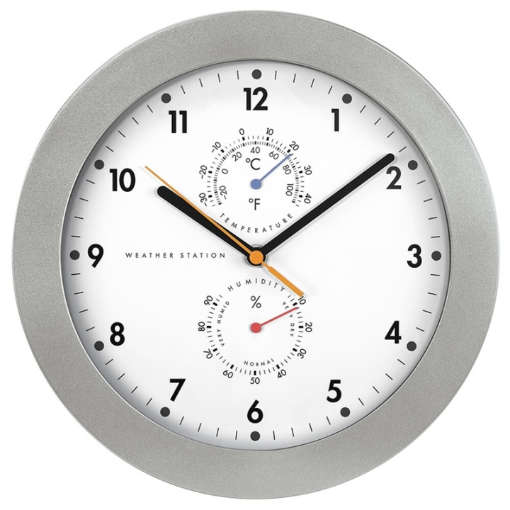 Hama Väggklocka PG300 Radiokontrollerad Termo/Hygro in the group HOME, HOUSEHOLD & GARDEN / Watches & Counters / Wall clocks at TP E-commerce Nordic AB (38-90752)