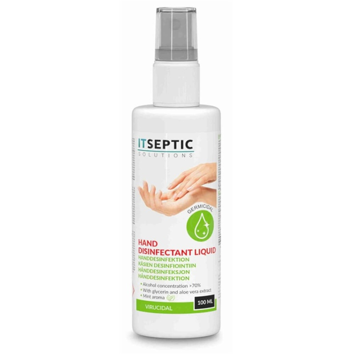 ITSEPTIC Hand Disinfection Liquid >70% Alcohol 100ml in the group BEAUTY & HEALTH / Health care / hand disinfection at TP E-commerce Nordic AB (38-90851)