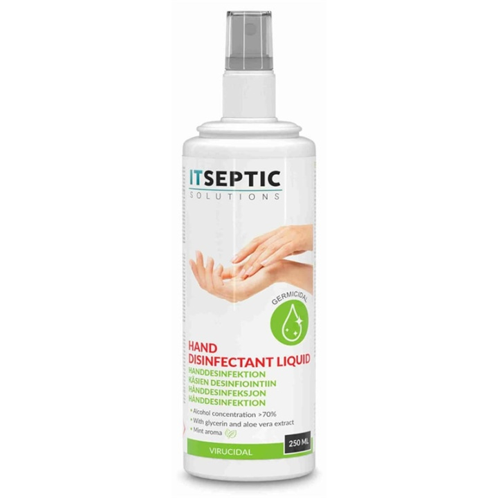 ITSEPTIC Hand Disinfection Liquid >70% Alcohol 250ml in the group BEAUTY & HEALTH / Health care / hand disinfection at TP E-commerce Nordic AB (38-90852)