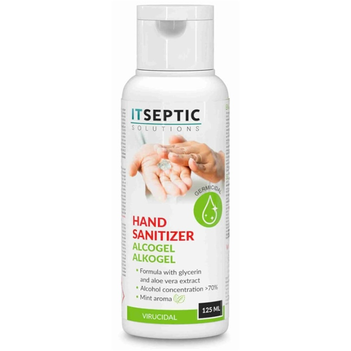 ITSEPTIC Hand Disinfection Gel >70% Alcohol 125ml in the group HOME, HOUSEHOLD & GARDEN / Cleaning products / Surface disinfectant at TP E-commerce Nordic AB (38-90855)