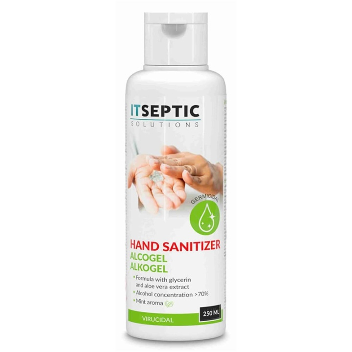 ITSEPTIC Hand Disinfection Gel >70% Alcohol 250ml in the group HOME, HOUSEHOLD & GARDEN / Cleaning products / Surface disinfectant at TP E-commerce Nordic AB (38-90856)
