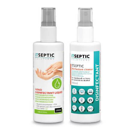 ITSEPTIC Disinfection Kit 2in1 2x 100ml in the group HOME, HOUSEHOLD & GARDEN / Cleaning products / Surface disinfectant at TP E-commerce Nordic AB (38-90864)